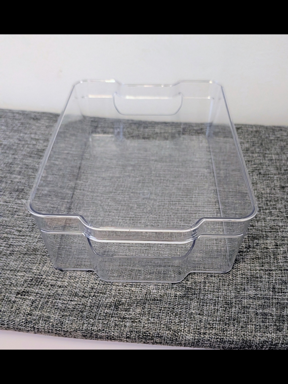 Clear Plastic Storage Bin